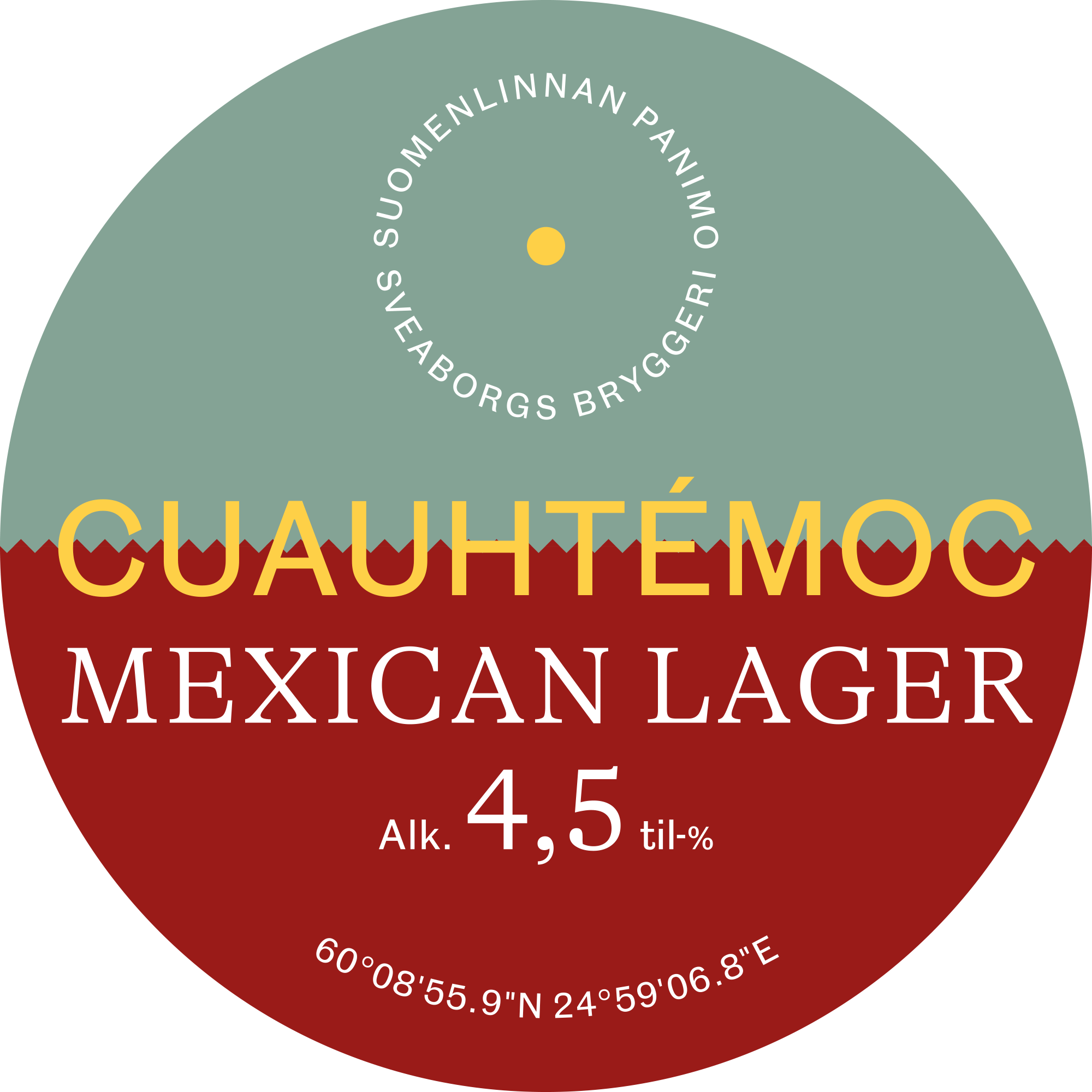 Suomenlinnan Panimo Cuauhtémoc Mexican Lager 4,5% 30L OWK