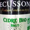 ECUSSON BIO BRUT CIDRE 4,5 % 6PLO / 75CL