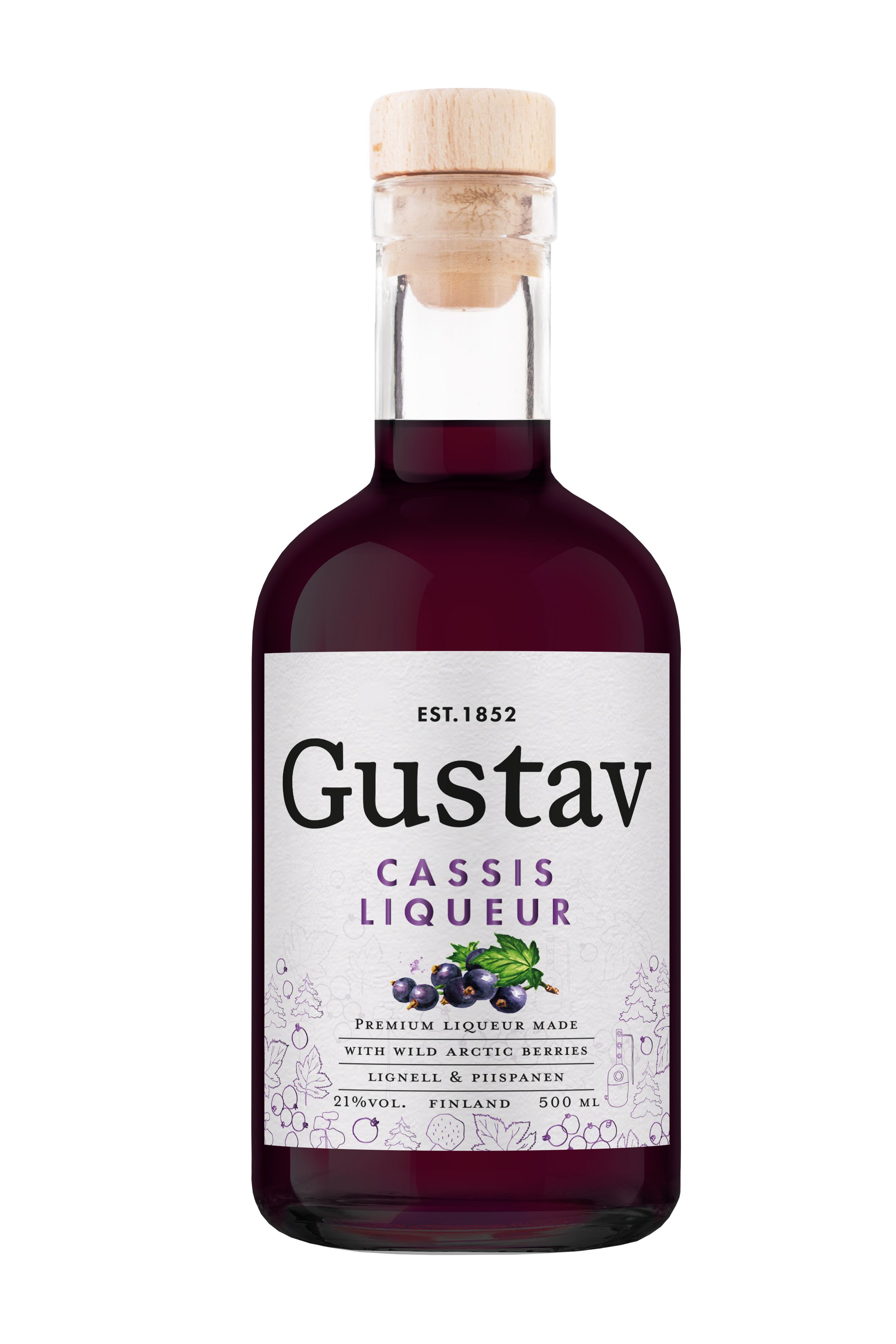 Gustav Arctic Cassis Liqueur