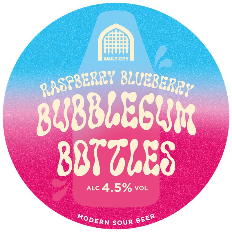 Vault City Raspberry Blueberry Bubblegum Bottles Candy Sour owk