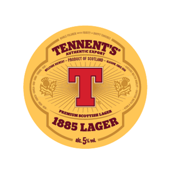 Tennent's 1885 Lager Keg