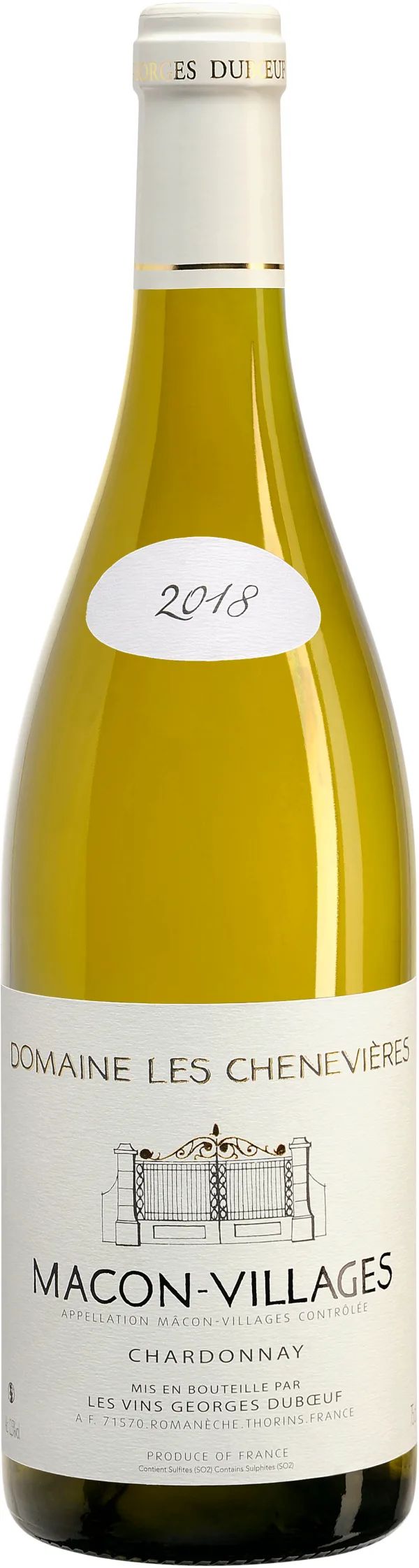 Georges Duboeuf Domaine Les Chenevières Mâcon Blanc Villages  2024