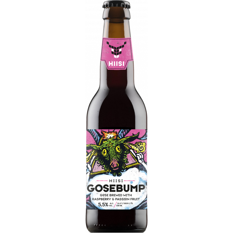 HIISI Gosebump Raspberry & Passionfruit Gose 5,5% 0,33L plo
