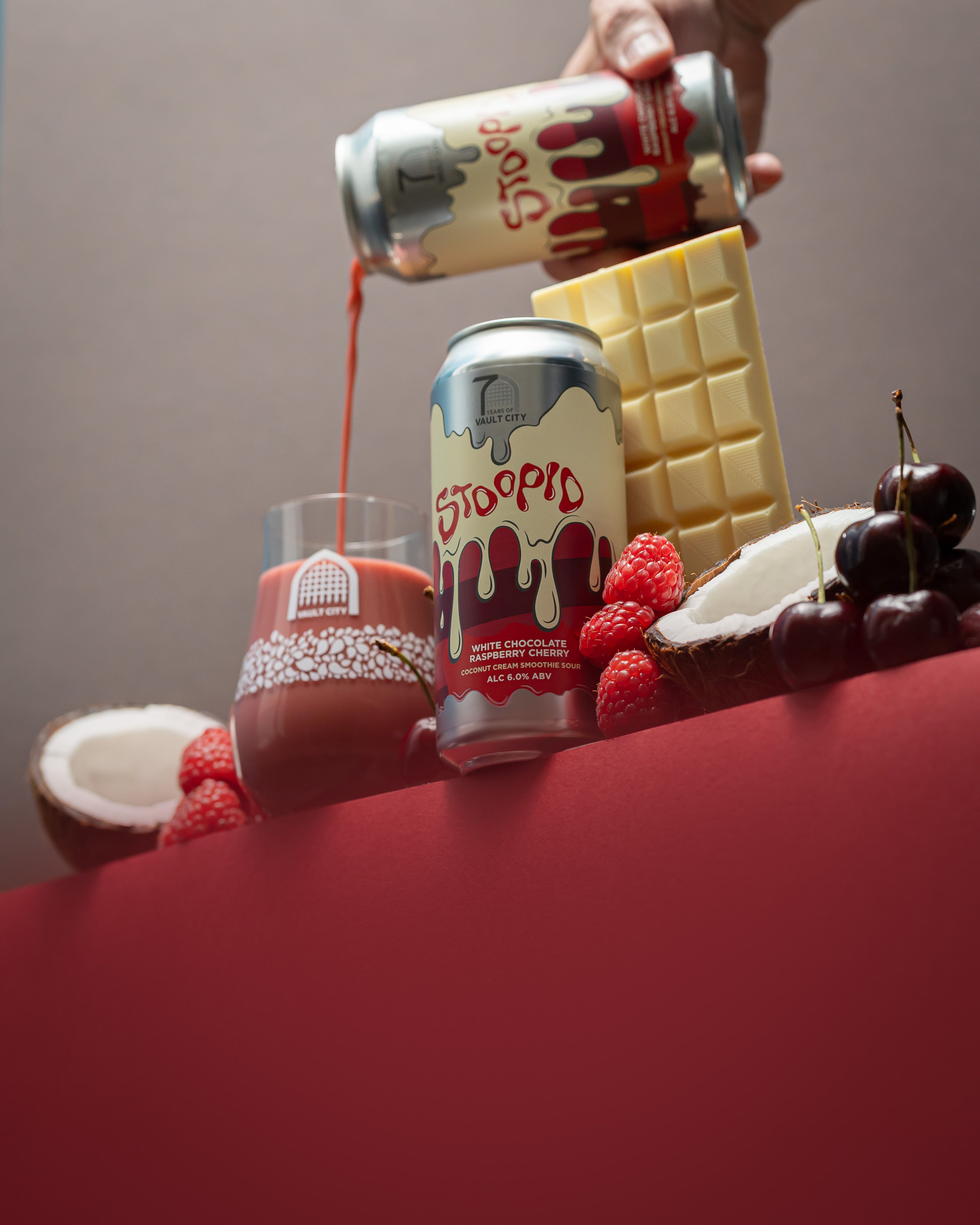 Vault City STOOPID White Chocolate Raspberry Cherry Smoothie Sour