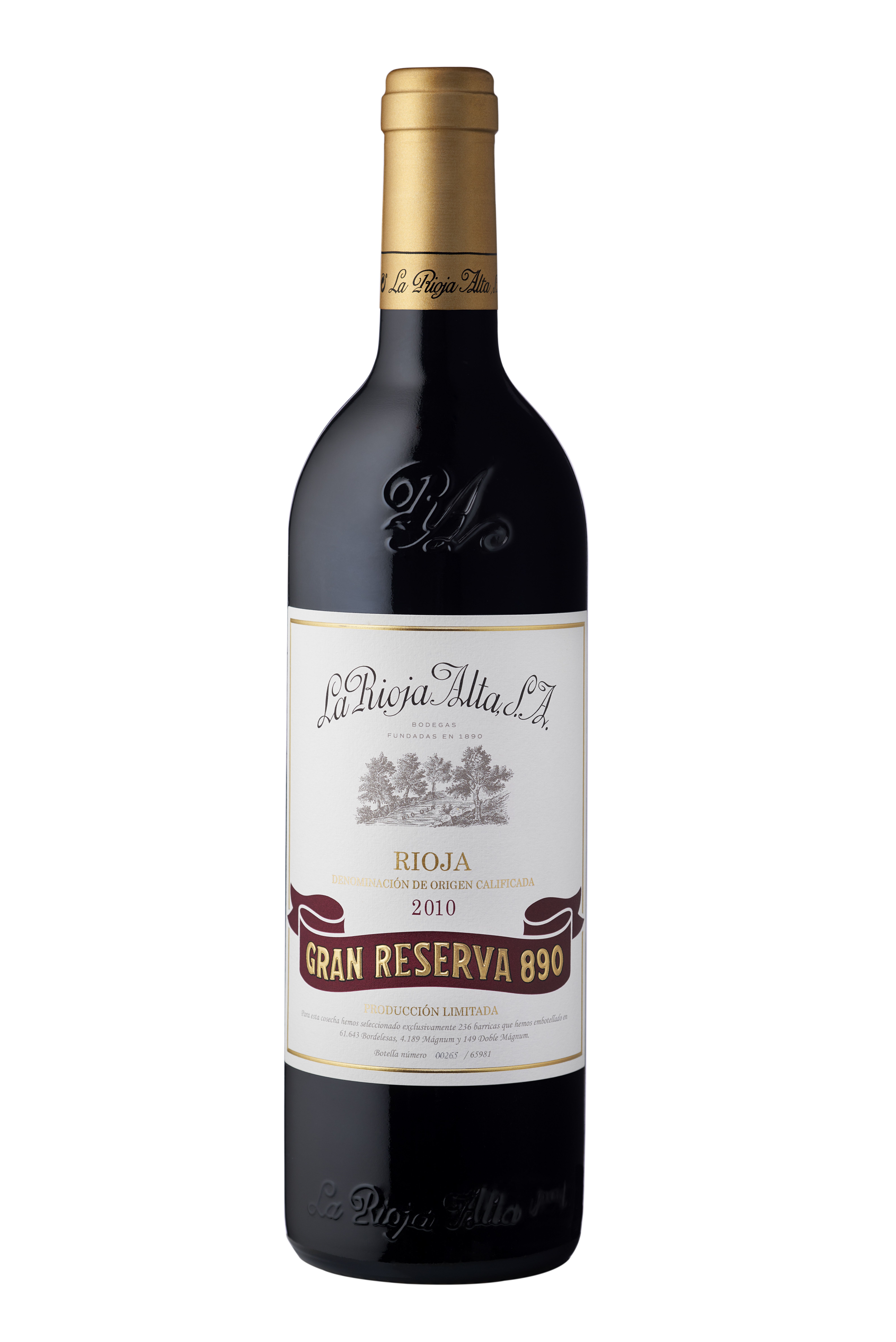 La Rioja Alta Gran Reserva 890 2010_Ainutlaatuinen tilaisuus