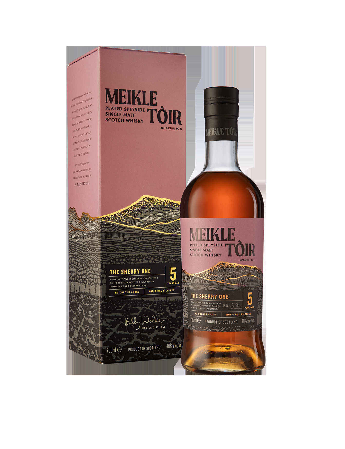Meikle Toir 5 Year Old The Sherry One Peated Scotch Single Malt Whisky