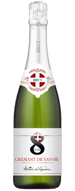 Maison du Vigneron Cuvèe 8, Crémant de Savoie