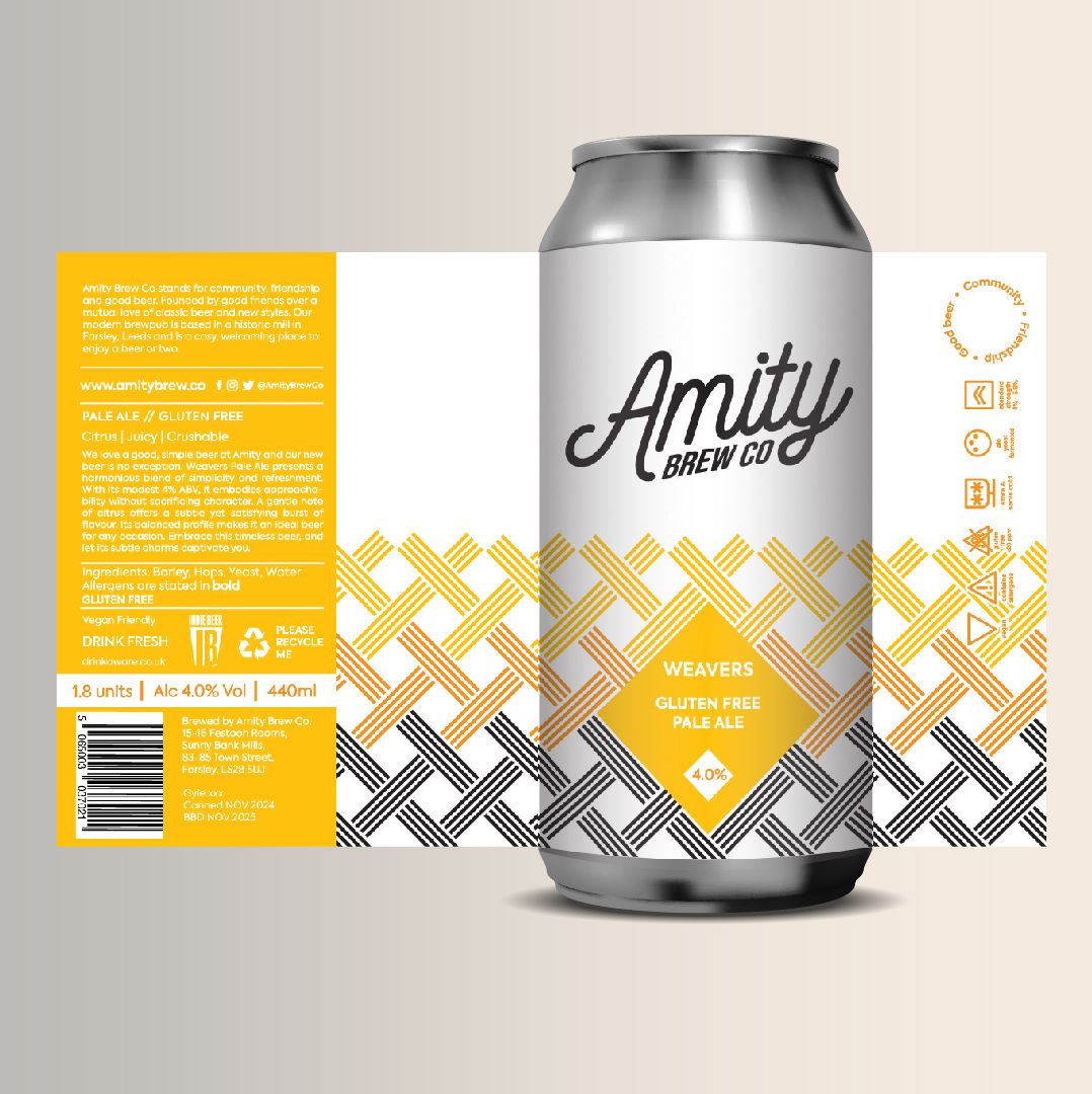 Amity Weavers Gluten Free Pale Ale tlk