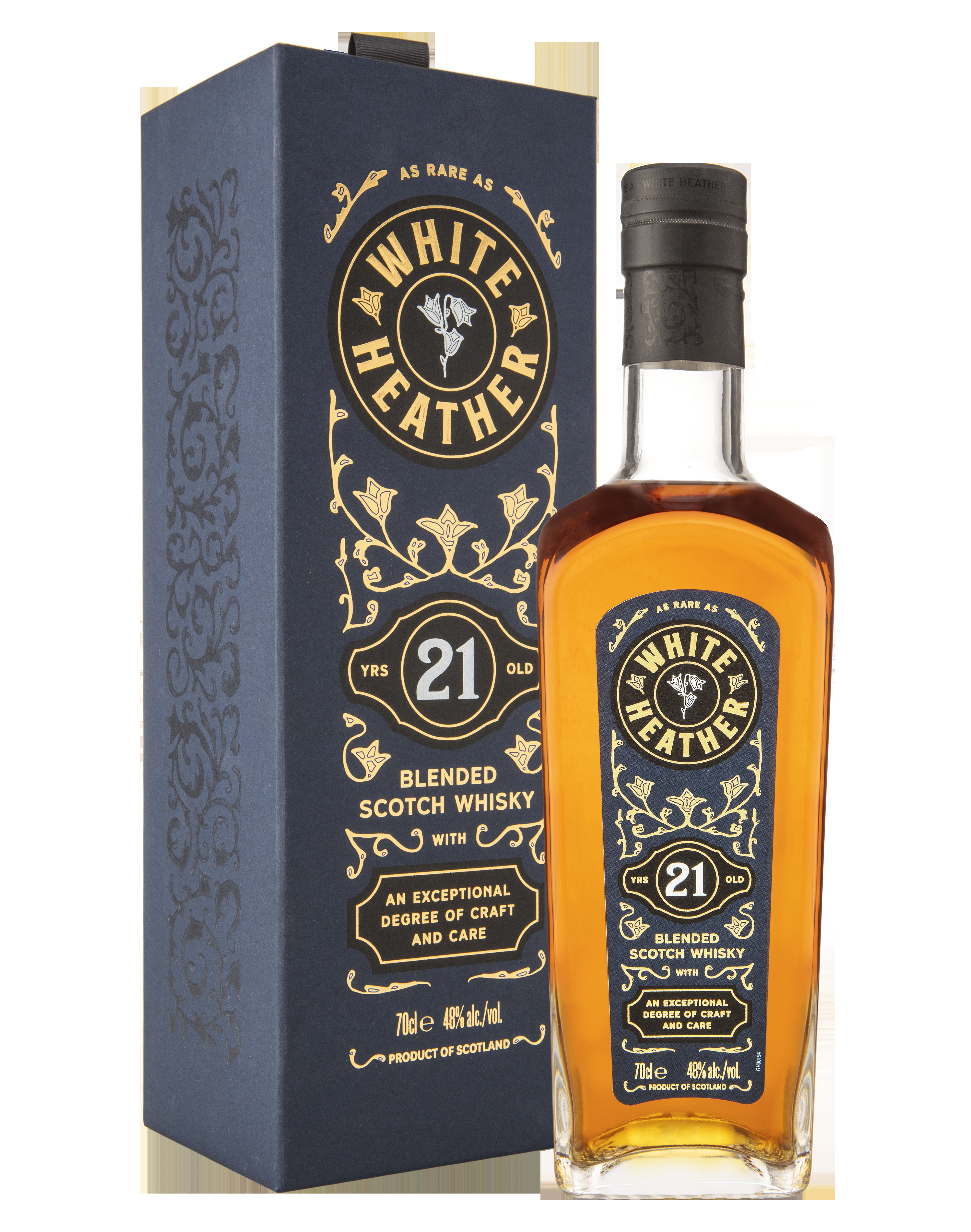 GlenAllachie White Heather 21 Year Old Blended Scotch