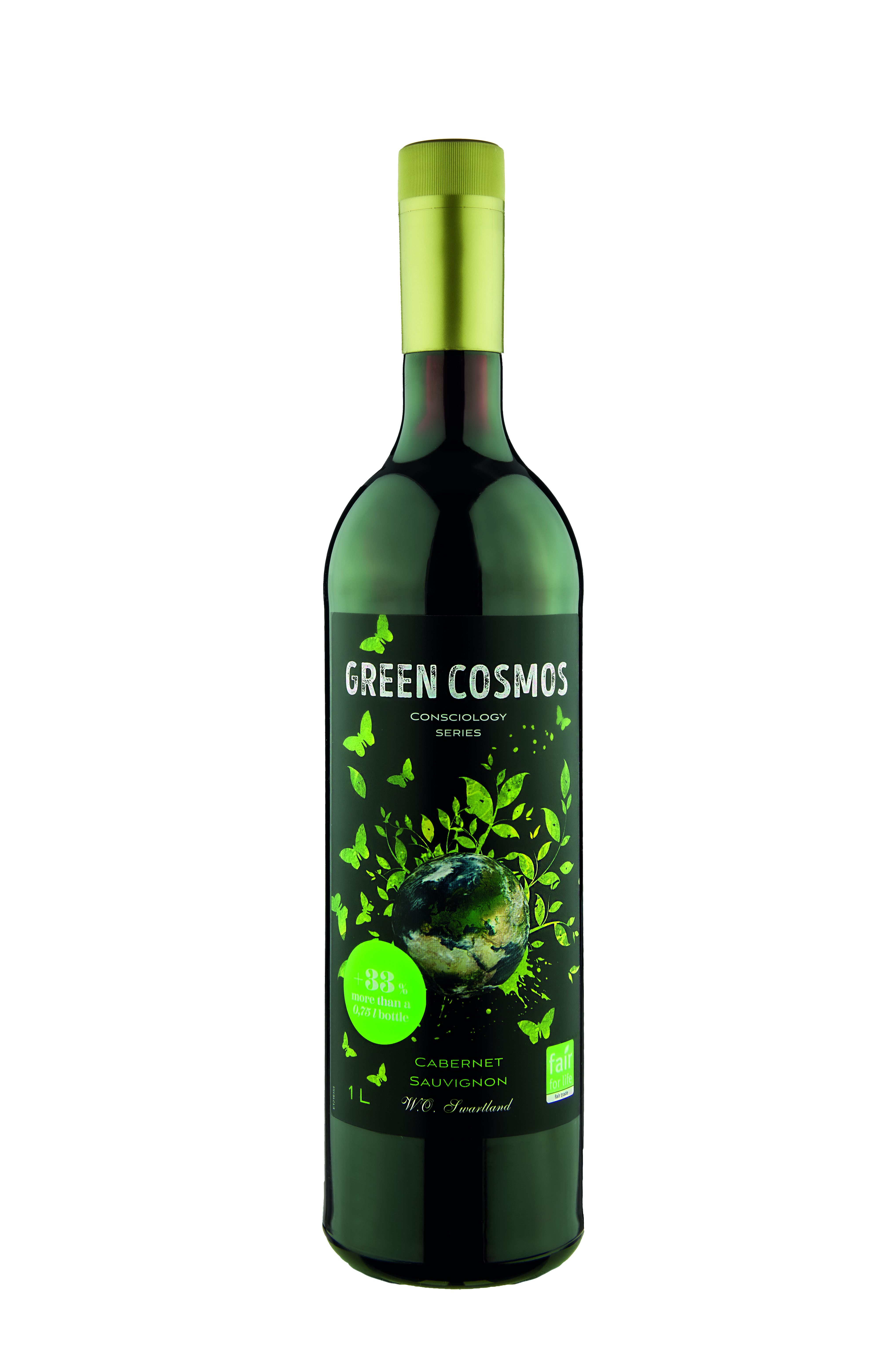 POISTOERÄ! Green Cosmos CAB SAUV 1 litran pet pullo 12/100 cl