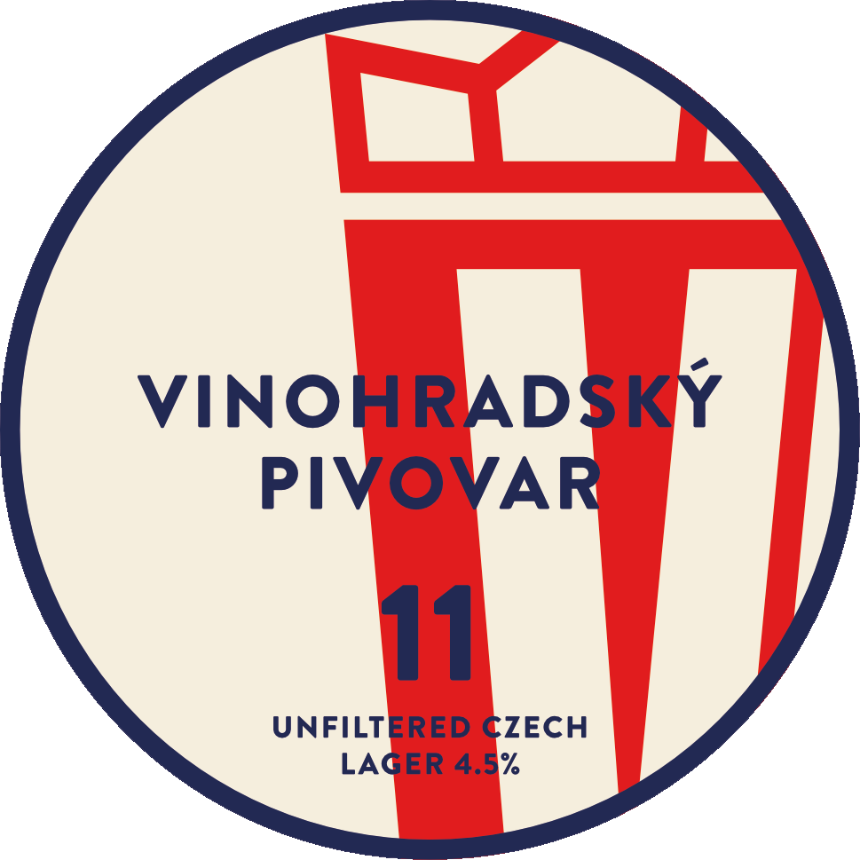 Vinohradsky Vinohradská 11 Czech Pilsner A-liitin KK