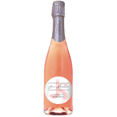 Jean Schieber AOC Cremant de Bordeaux Rose Brut
