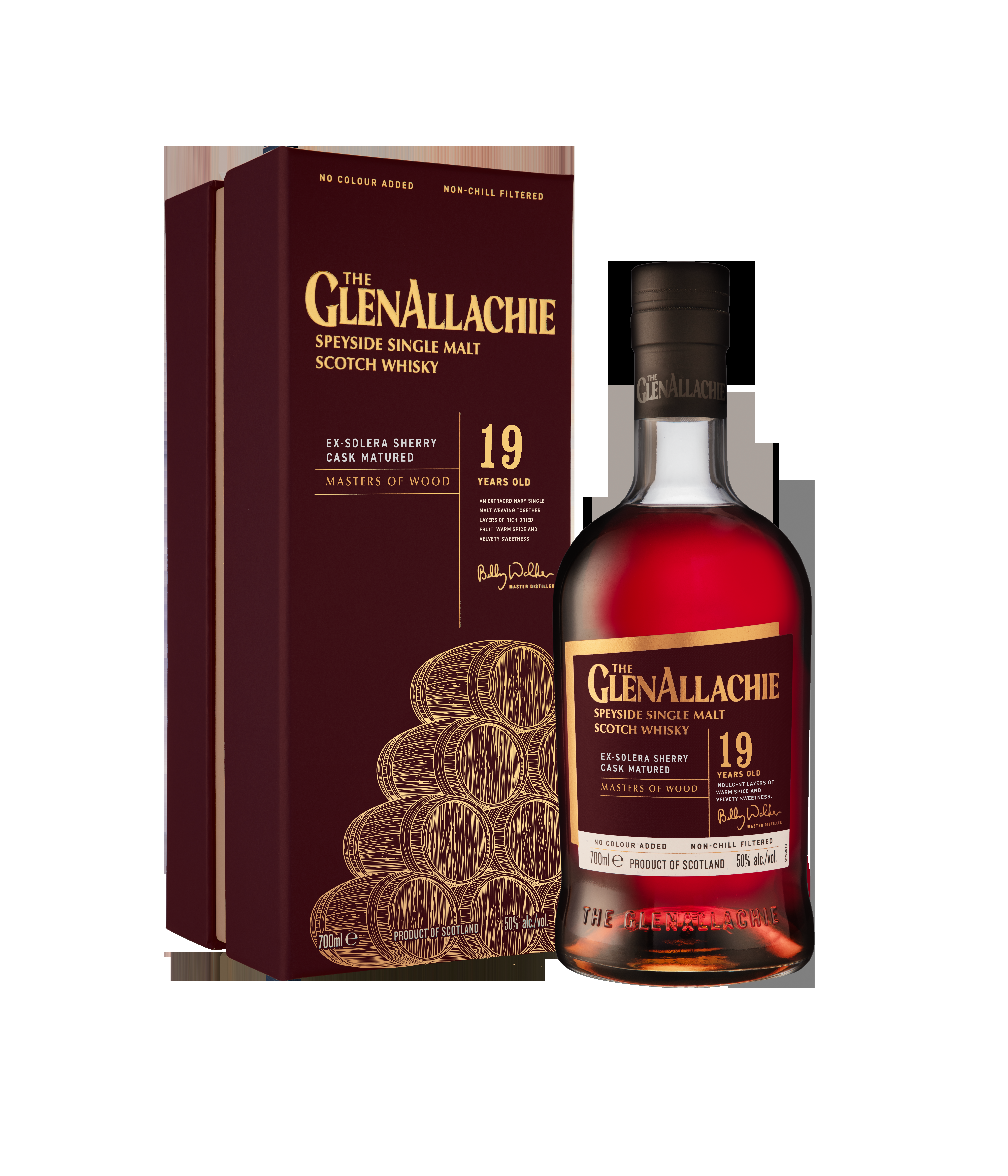 GlenAllachie Masters of Wood: 19-Year-Old Solera Cask Scotch  Single Malt