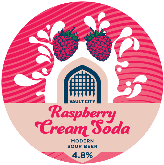 Vault City Raspberry Cream Soda Fruited Sour