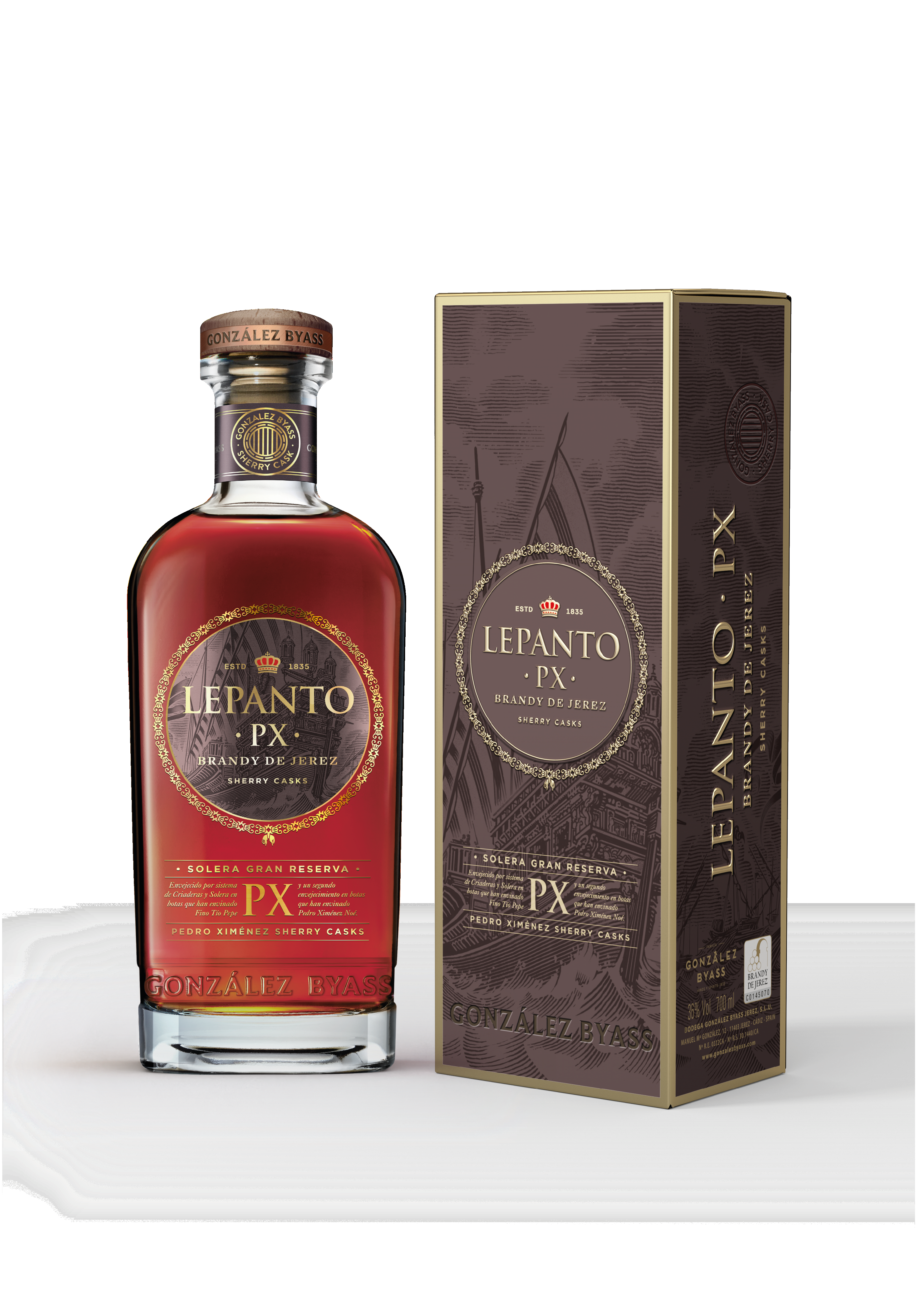 Lepanto Pedro Ximenez Sherry Cask Gran Reserva Jerez Brandy