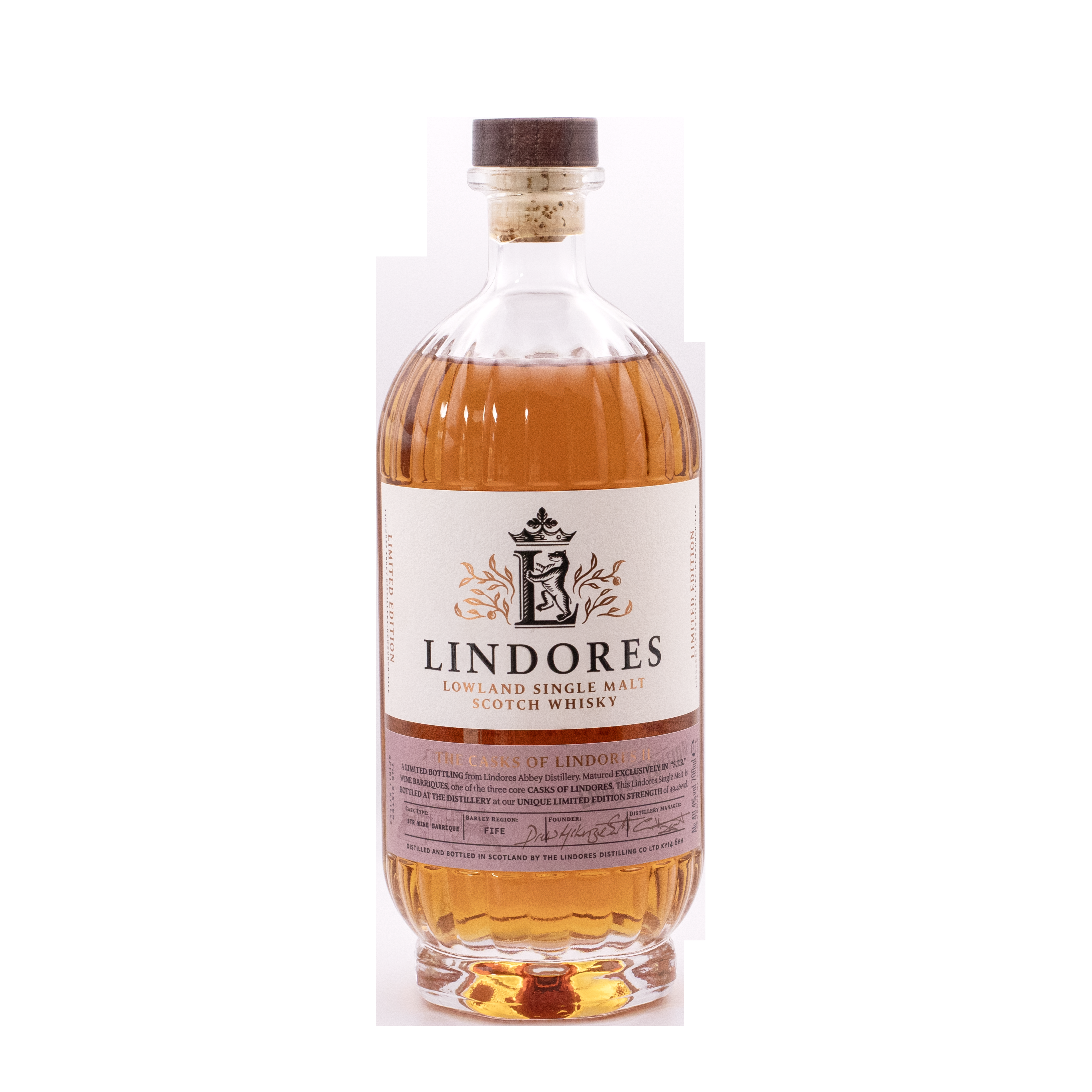 Lindores Abbey COL II Spanish Red Wine Lowland Single Malt Scotch Whisky