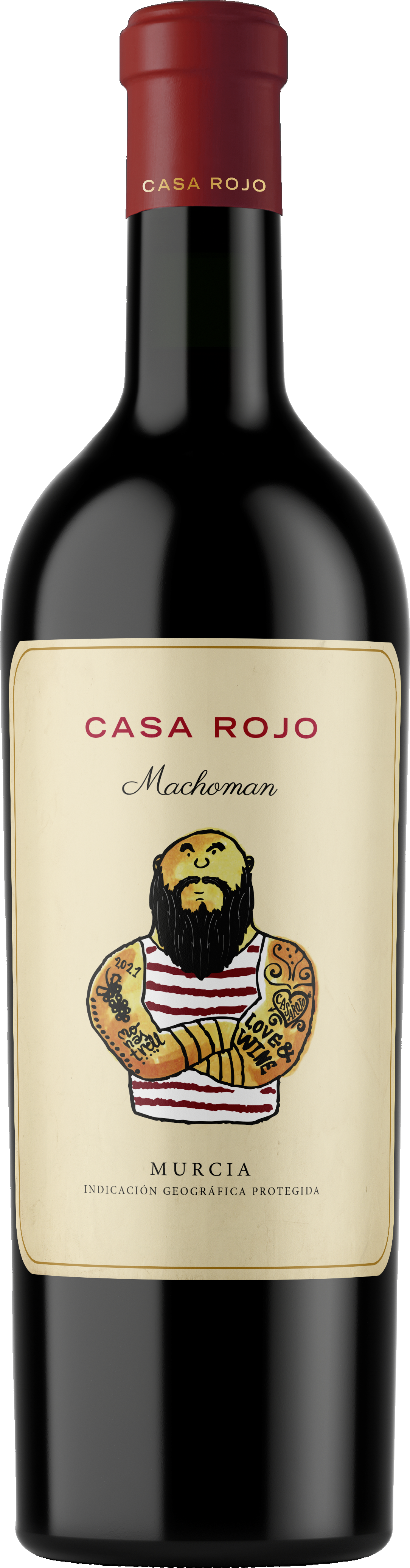 Casa Rojo Machoman Monastrell Murcia