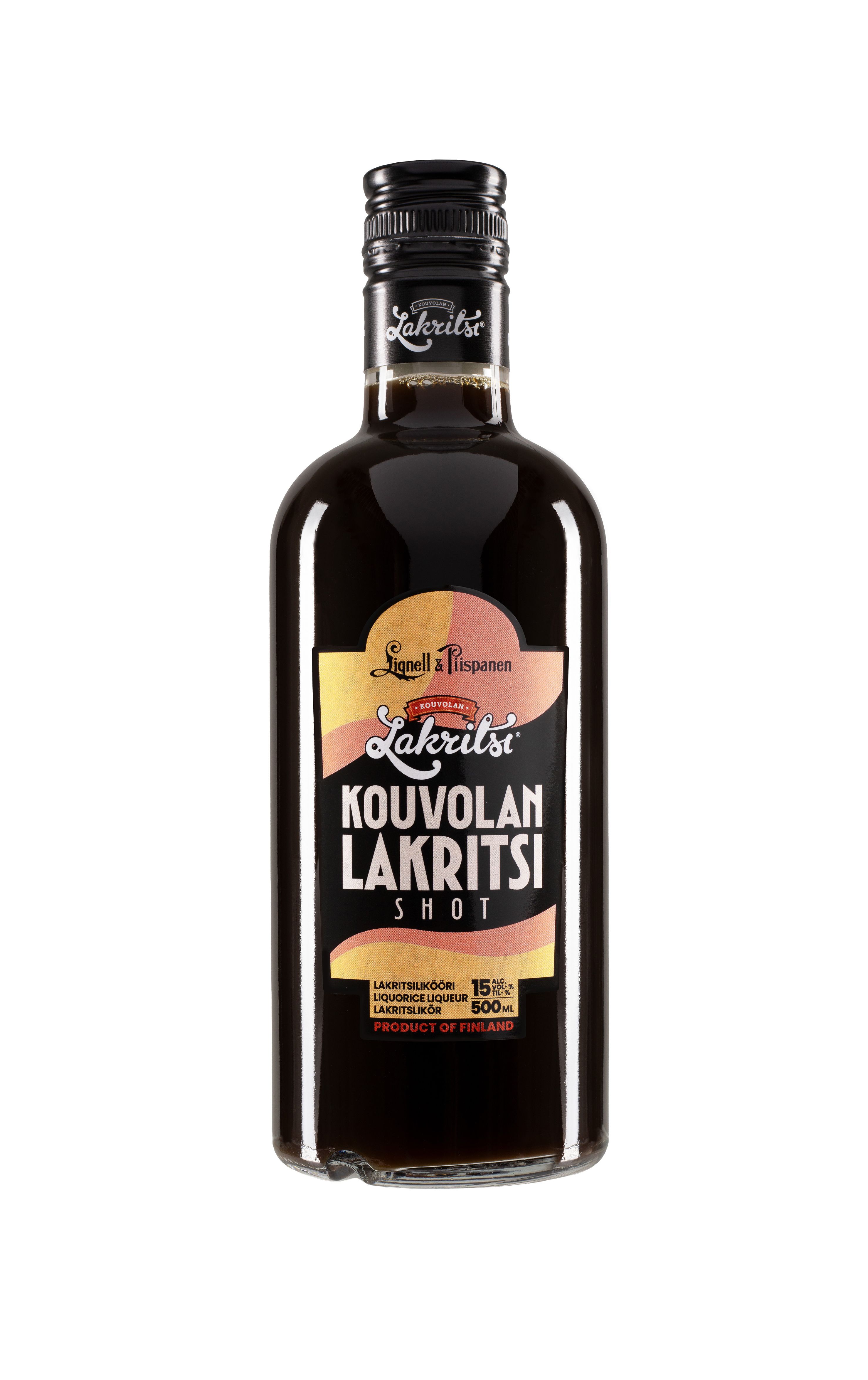 Kouvolan Lakritsi Shotti 15 %, 50 cl