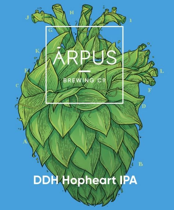 Arpus Brewing Co. DDH Hopheart IPA