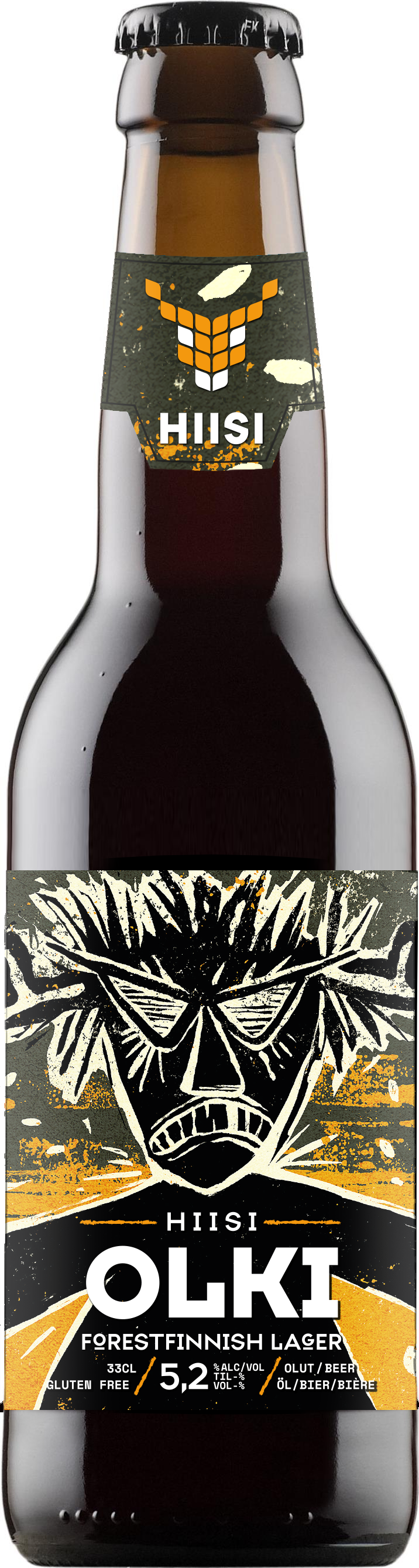 HIISI Olki Forestfinnish Lager 5,2% 0,33L plo GTON