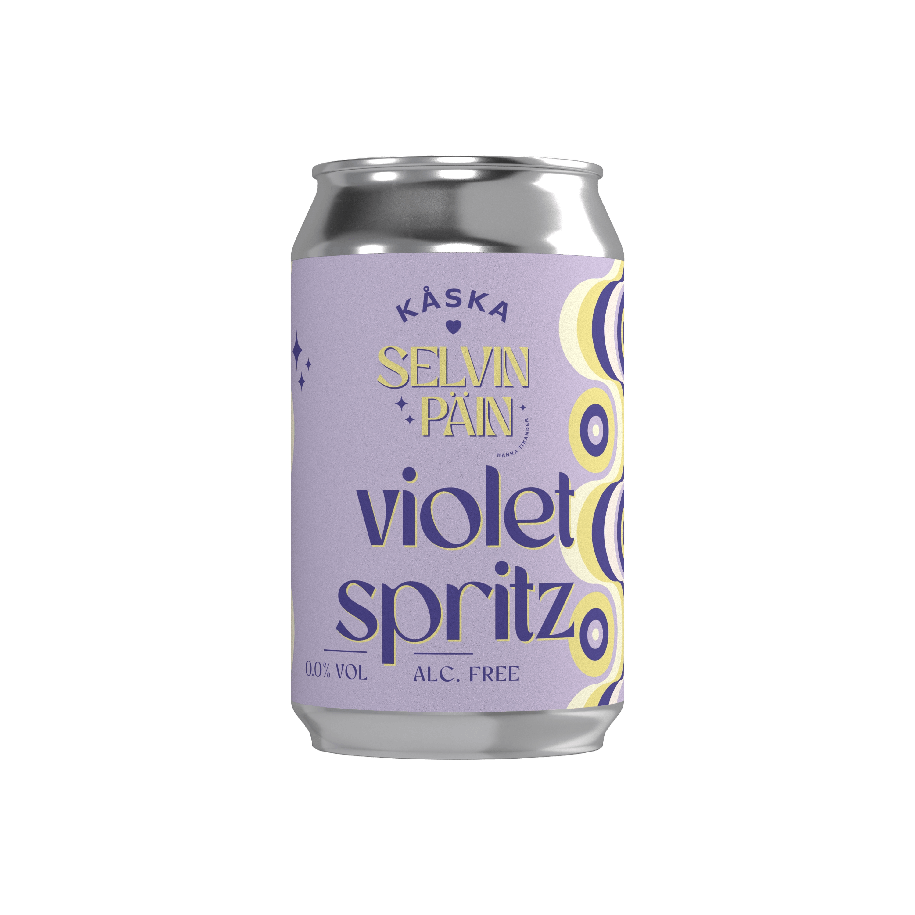 Kåska Drinks Selvin Päin Violet Spritz 0,0%