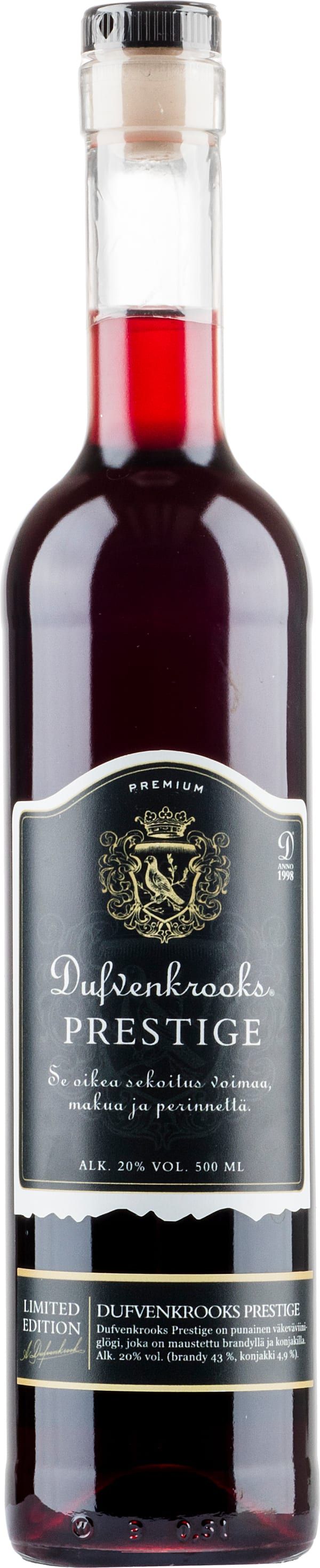 TARJOUS! Dufvenkrooks Prestige Väkevä Punaviiniglögi 20%