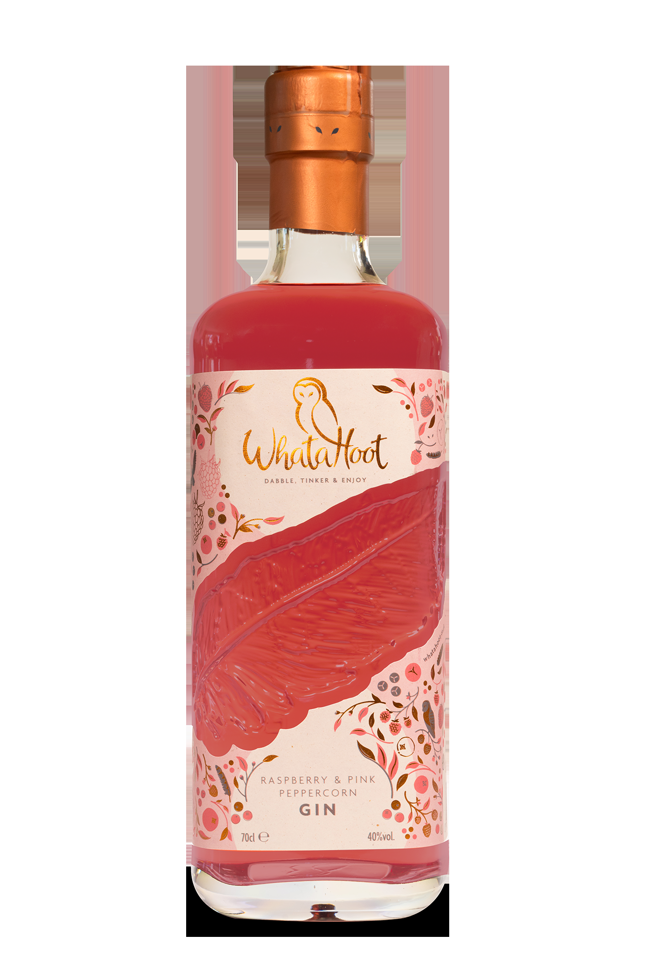 Whatahoot Raspberry & Pink Peppercorn Gin