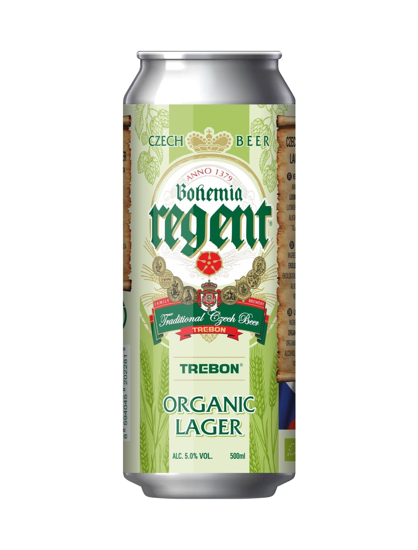 Bohemia Regent Organic Lager tlk