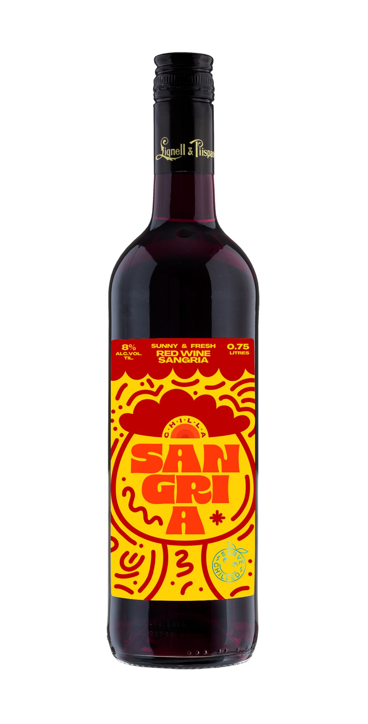 CHILLA Red Wine Sangria 8 % 0,75 L