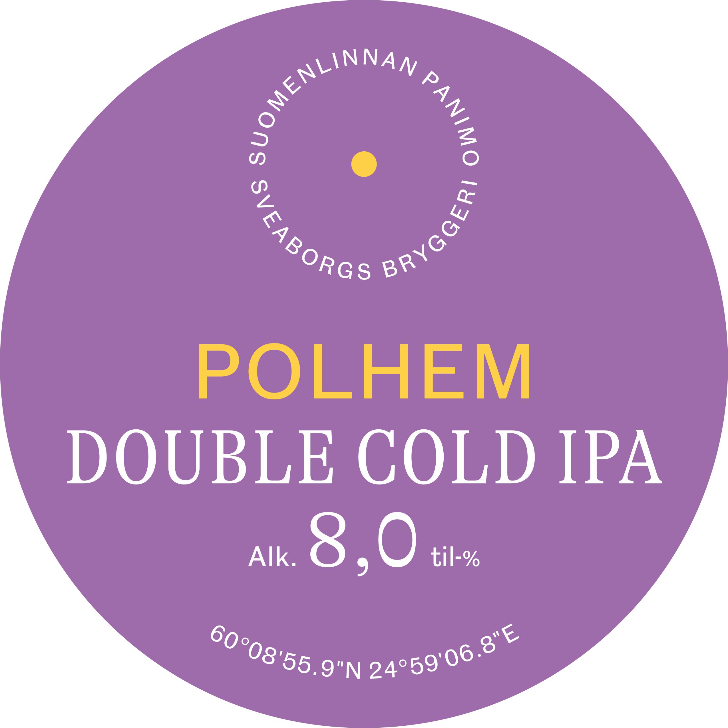 Suomenlinnan Panimo Polhem Double Cold Rice IPA Owk