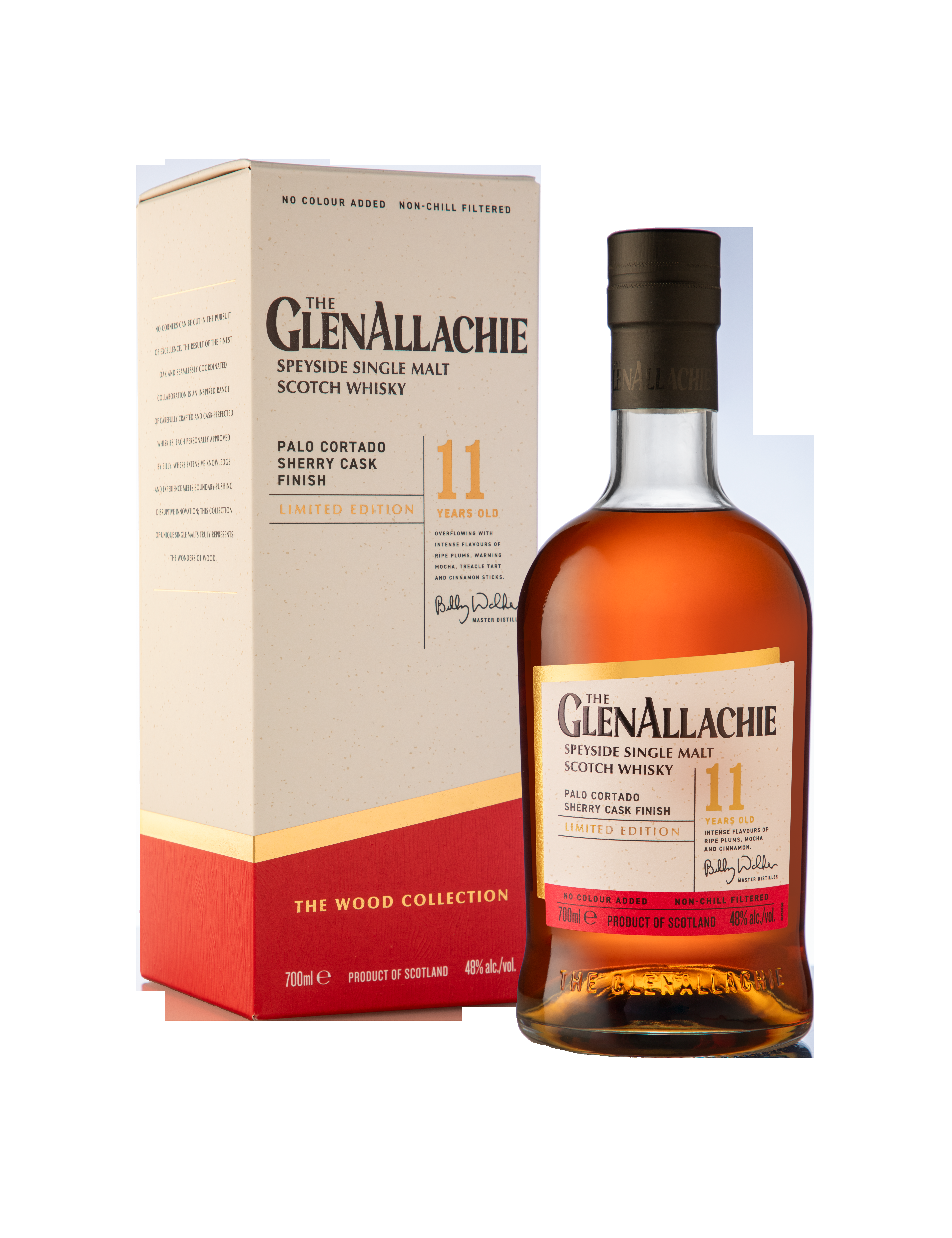 GlenAllachie 11 Year Old The Sherry Series: Palo Cortado Cask Scotch Single Malt Whisky