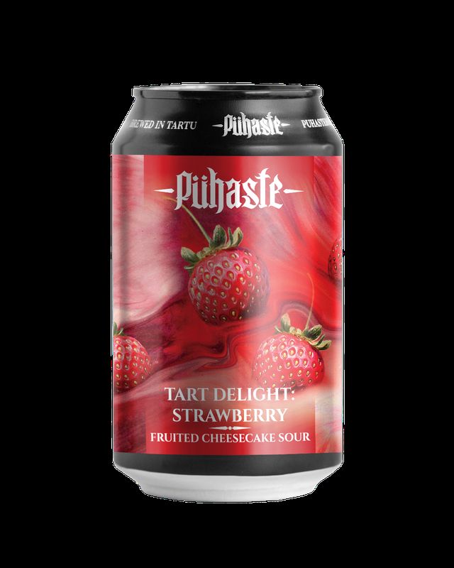 Puhaste Tart Delight Strawberry Fruited Cheesecake Sour Tlk