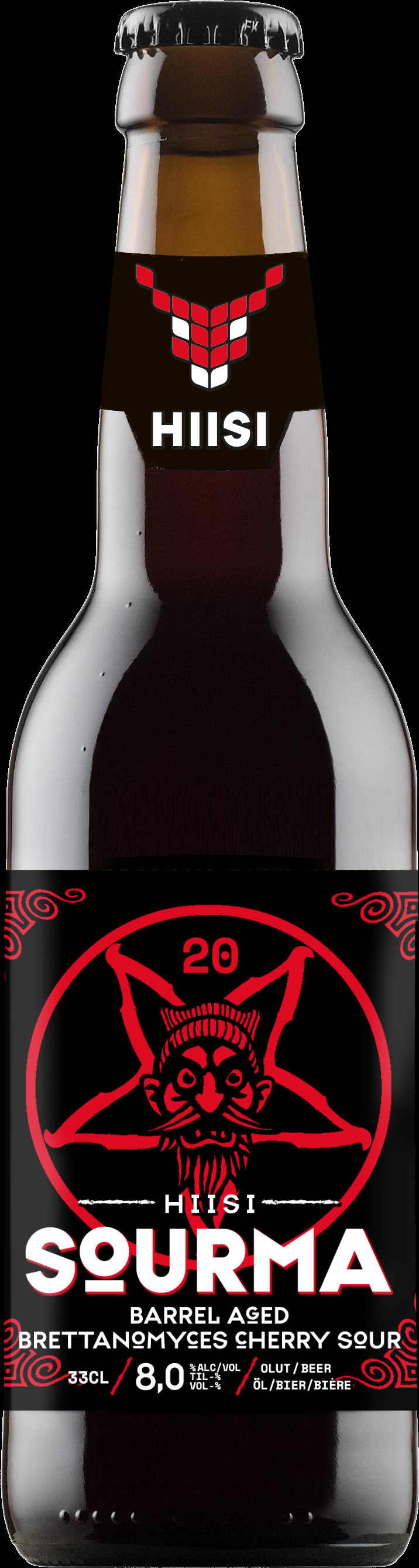 HIISI Sourma Barrel Aged Brettanomyces Cherry Sour 8,0% 0,33l plo