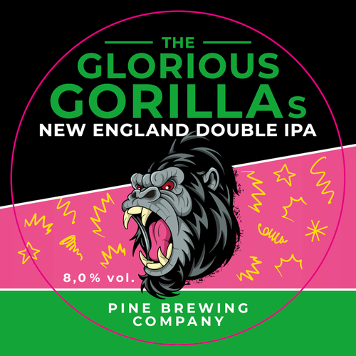 Pine Ridge The Glorious Gorilla's New England Double IPA