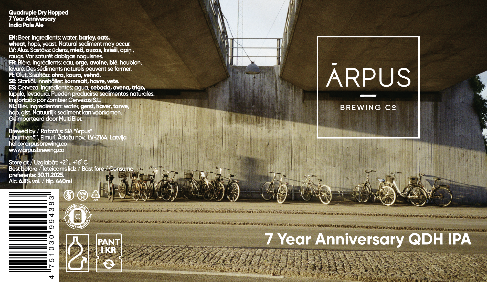 Arpus Brewing Co.year Anniversary Qdh IPA