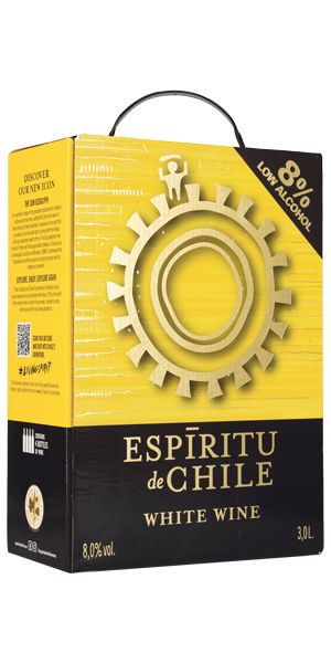 POISTO! Espiritu de Chile White 8% 3L hanapakkaus